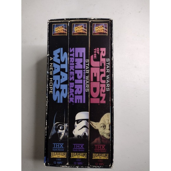 Star Wars Trilogy Box Set (VHS,‎ 1995) - Picture 2 of 8